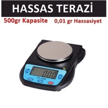 Hassas Terazi. 500Gr/0.01Gr Laboratuvar. Mutfak Terazisi Sf-400D