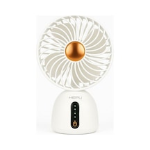 Hepu Hp-f07 Usb Şarjlı Sessiz Masaüstü Mini Fan 360 Ayarlanabilir Gövde
