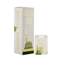 Medine Ravza Kokusu 400ml Sprey Ve Medine Ravza Kokusu 8 Ml Araba Kokusu Cam Şişe