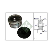 INA 535010910 ALTERNATÖR KASNAĞI CLIO II KANGOO / LOGAN 1.5 DCI