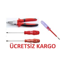 Pense Düz Yıldız Tornavida Kontrol Kalemi