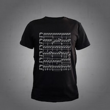 Herşey Nota Müzik Nota Siyah Tshirt Unisex 001