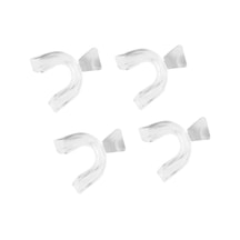 4 Adet Silikon Gece Ağız Koruyucusu Diş Sıkma Taşlama Diş Bite Uyku Yardımı