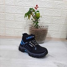 Abay 5353 Siyah-mavi Kaymayan Cırtlı Erkek Çocuk Bot 001