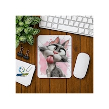 Kedi Baskılı Oyuncu Mousepad 0125