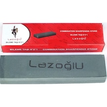 Lazoğlu Bıçak Satır Makas Bileme Taşı 200 MM- Su & Yağ Taşı Masat