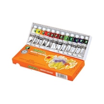 Maries Suluboya Tüp 12 Renk E1306b metalik boya