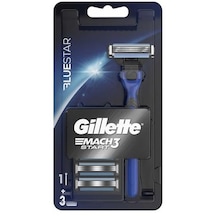 Gillette Mach3 Start Tıraş Makinesi + 3 Yedek Bıçak Bluestar