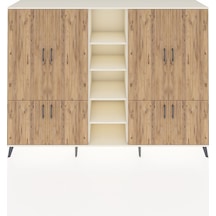 Hyperion Dolap 14 Raflı 8 Kapaklı 220x44x163 Aytaşı-çam/aytaşı Atlas Çam/aytası - Aytası