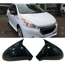 Peugeot 208 Batman Yarasa Ayna Kapağı Parlak Siyah Abs 2012 2013 2014 2015 2016 2017 ,2018