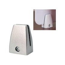 Sones Düz Şekil Alüminyum Alaşımlı Ofis Masaüstü Ekran Sabitleme Klipsi Bölme Klipsi Gümüş