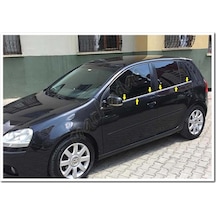 Markadan Vw Golf 5 Krom Cam Çıtası 2004-2009 4 Parça Paslanmaz   Çe