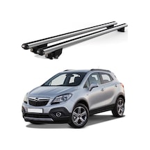 Kanca Opel Mokka 2012 Ve Sonrası Uyumlu Gri Kilitli Ara Atkı 110cm Port Bagaj Tavan Barı