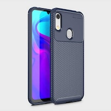 Adige Huawei Honor 8a Kılıf Negro Karbon Desen Silikon