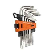 Retta L Torx Allen Anahtar Takımı Kısa 9 Parça Rat6009
