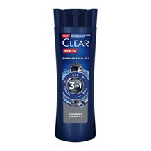 Clear Men 3 İn 1 Şampuan & Duş Jeli Arındırıcı Kömür Saç Yüz Vücut İçin 350 Ml - 7 Adet Tarı
