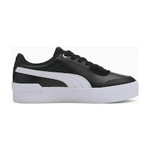 Puma Carina Lift 373031 06 Unisex Sneaker Ayakkabı Siyah Beyaz 36-40 Beyaz - Siyah