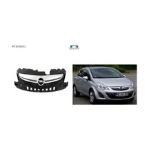 Opel Corsa D 2011-2014 Ön Panjur Siyah Nikelaj Çıtalı Tw Oem No 1400870