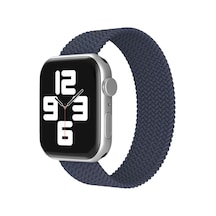 Newface Apple Watch 38mm Ayarlı Solo Silikon Kordon - Lacivert Diğer