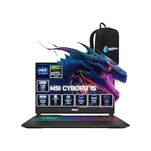 MSI Cyborg 15 B13WFKG-679XTRRNP02 i7-13620H 16 GB 1 TB SSD 8 GB RTX5060 15.6" W11P Dizüstü Bilgisayar