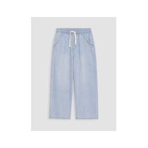 LC Waikiki Alıta Cıty Farkıyla Bağcıklı Wide Leg Fit Erkek Çocuk Jean Pantolon Belirtilmemiş - 919117045 Belirtilmemiş