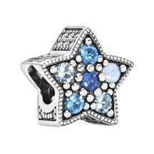 Nur Silver Parlak Yıldız Cazibesi Gümüş Charm Nur-bl00079