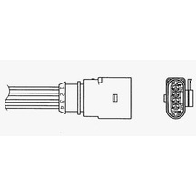 NGK 96354 LAMBDA SENSÖRÜ 06- PASSAT 1.6i 8V 102hp 511mm "OZA510-V