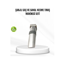 Şarjlı Saç Ve Sakal Kesme Makinesi Paslanmaz Çelik Bıçak, Ayarlanabilir Başlık Krgltgsr018pcy3kt5h