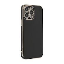 Newface Apple Uyumlu iPhone 14 Pro Kılıf Volet Silikon - Siyah Resimdeki