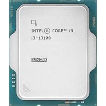 Intel Core İ3 13100 12mb 4çekirdekli O/b Vga 1700p 65w Kutusuz+fansız