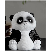 Sevimli Pandalar Kapaklı Dekoratif Küllük, Kül Tablası Syh