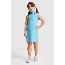 U.S. Polo Assn. U.s. Polo Assn. Kız Çocuk Aqua Elbise Örme 50325639-vr007