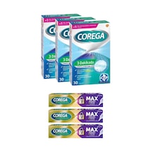 X3 3 Dakikada Diş Protezi Temizleyici 30 Tablet + X3 Max Kontrol + Tutuş Protez Yapıştırıcı 40 Gr