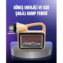 Solar Enerjili Alev Lambası El Feneri Ve Dekoratif Işık Çok Renkli