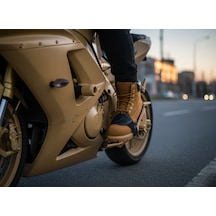 Mtndizlik Shiftarmor Motosiklet Ayakkabı Koruyucu ,vites Ayakkabı Koruyucu,motorcycle Shoe Protector,motosiklet Deri Aksesuar %100 Doğal Deri Tekbeden
