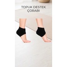İkili Silikon Tabanlı Topuk Dikeni Ve Çatlak Önleyici Ortopedik Çorap