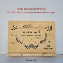 Münzevi Masaüstü Ahşap Rahle/tablet/kitap Tutucu-model040