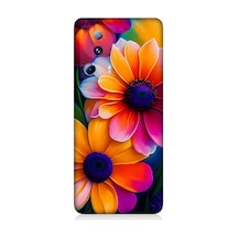 Xiaomi Mi 13 Lite Uyumlu Silikon Kılıf Soft Renkli Çiçekler