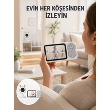Çoklu Kamera Destekli Bebek İzleme Sistemi Rgb Gece Lambalı Yeni Nesil 24190941