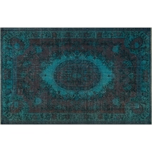 Özel Vintage Eskitme El Dokuma Halı 166 X 254 Cm