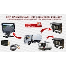 Iş Makinalarına Uygun 2 Kameralı Set