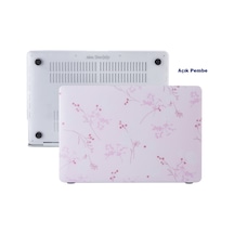 Apple Uyumlu MacBook Air Kılıf 13 İnç Flower05nl Eski Usb'li Model 2010-2017 A1369 A1466 İle Açık Pembe