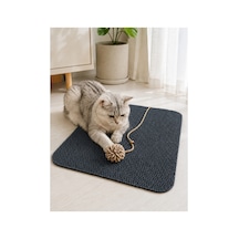 Kedi Tırmalama Paspası Çıngıraklı Toplu Oyun Halısı Kedi Yatma Dinlenme Alanı Tırmalama Matı Ev İçi Kedi Oyuncağı