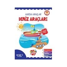 Harika Araçlar Deniz Araçları Seviye 6 7-8 Yaş - Boyama Zamanı