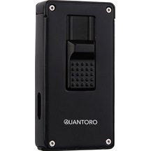 Quantoro 2 Torch Pürmüz Siyah Metal Puro Çakmağı - Trz1034