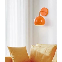 Rsylight Retro Turuncu Ledli Dekoratif Aplik Günışığı Ampullü