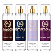 Bombshell-la Vie Est Belle-black Opium-vanilya Powder 4 Lü Set Vücut Spreyi 200 Ml Kalıcı Yüksek Esans