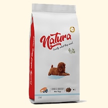 Natura Premium Somonlu Yaban Mersinli Küçük Irk Yavru Köpek Maması 2,75 Kg