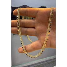 Pullu 45 Cm Kolye Altın