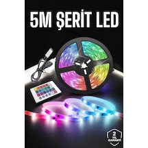 Led - 187 - Işık 5 Metre Şerit Led - Glblseme - Rgb Işıklı Renkli Aydınlatma
